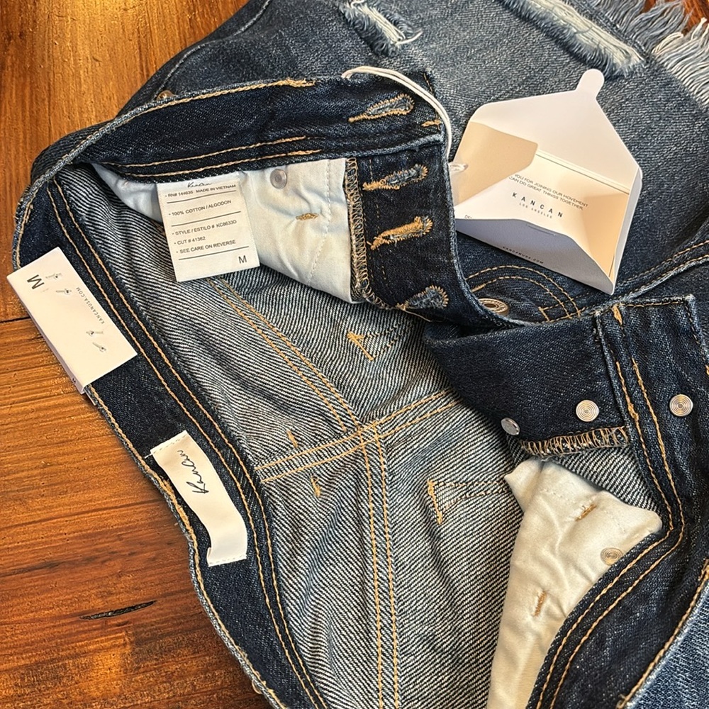 Women’s High - rise Kancan jean shorts - Picture 9 of 10